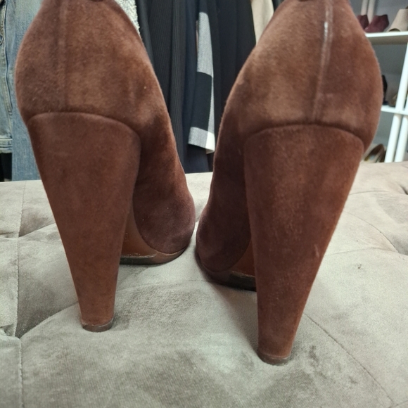 Marc Jacobs brown suede platform pumps/heels size 40 - Picture 3 of 8